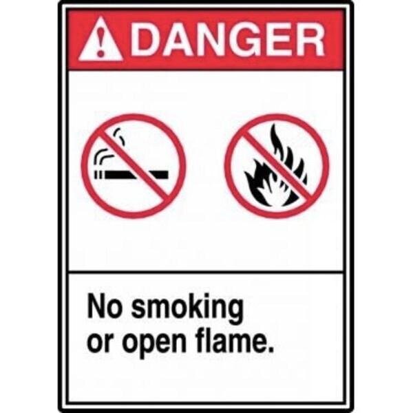 Accuform ANSI DANGER Safety Sign NO SMOKING MRMK109XT MRMK109XT - main